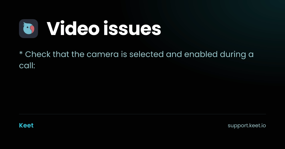 Video Exception Video issues